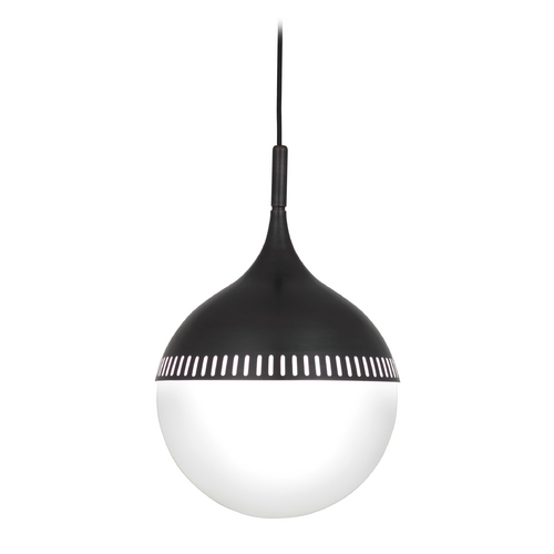 Robert Abbey Lighting Mid-Century Modern Outdoor Hanging Light Bronze Jonathan Adler Rio by Robert Abbey Z779
