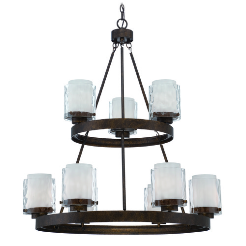 Craftmade Lighting Kenswick 34.50-Inch High Peruvian Bronze Chandelier by Craftmade Lighting 35429-PR