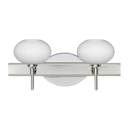 Besa Lighting Besa Lighting Lasso Chrome LED Bathroom Light 2SW-561207-LED-CR