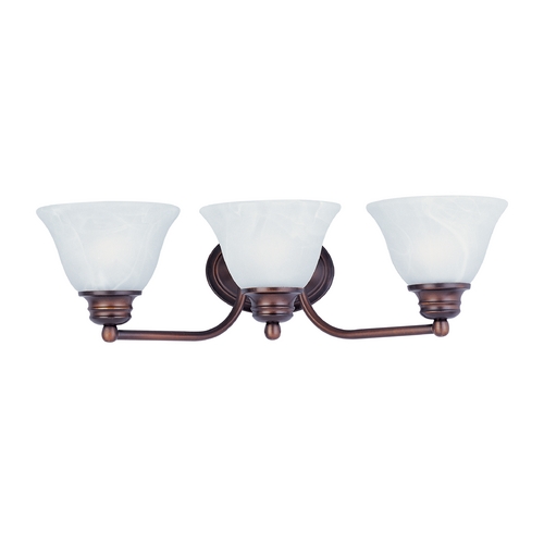 Malibu Oil Rubbed Bronze Bathroom Light by Maxim Lighting