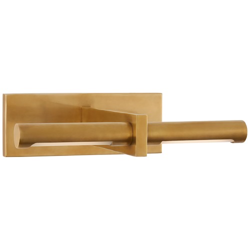 Kelly Wearstler Axis 10-Inch Picture Light in Brass by Visual Comfort Signature