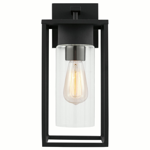 Visual Comfort Studio Collection Vado Black Outdoor Wall Light