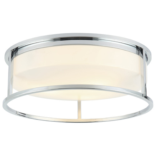 Matteo Lighting Framerton Chrome LED Flushmount Light