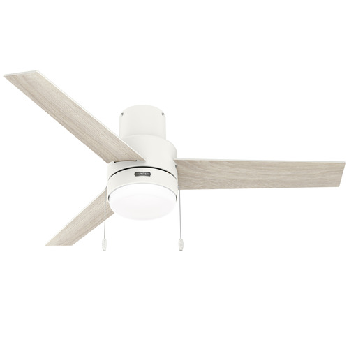 Hunter Fan Company Brunner Matte White LED Ceiling Fan with Light