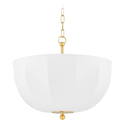 Mitzi Lola Aged Brass 7-Light Chandelier