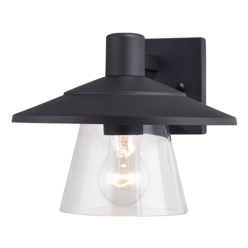 Vaxcel Lighting Westport Textured Black Outdoor Wall Light by Vaxcel Lighting T0752