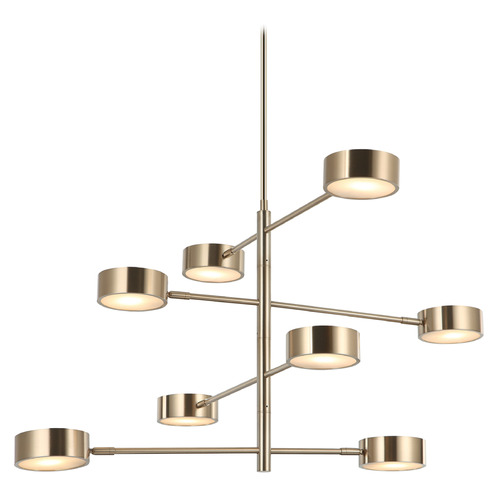 Matteo Lighting Weatherton Champagne Gold LED Island Light