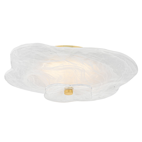 Mitzi By Hudson Valley Mitzi Starlie Aged Brass LED Flushmount Light