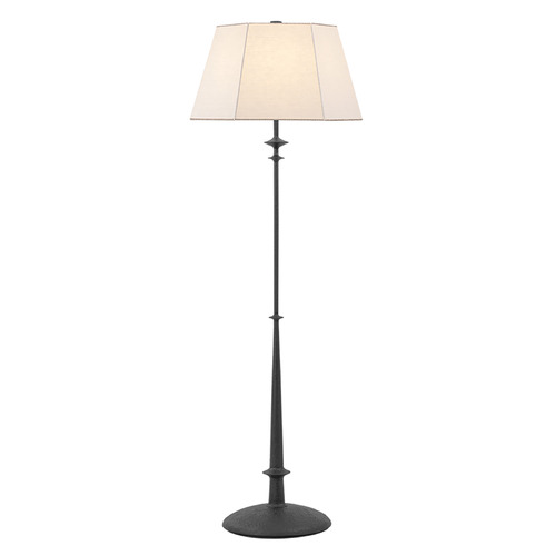 Hudson Valley Lighting Celmins Black Iron LED Floor Lamp with Hexagon Shade
