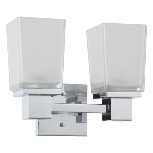 Parker Polished Chrome Bathroom Light by Nuvo Lighting