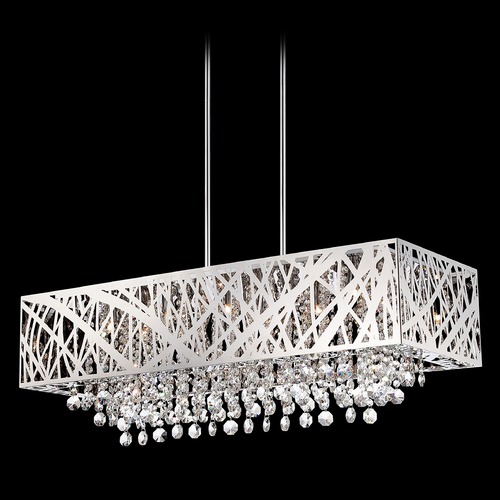 Modern Chandelier in Chrome by Lite Source Lighting