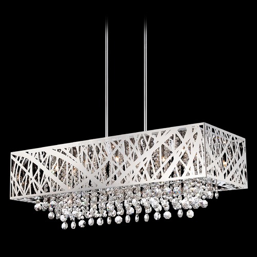 Lite Source Lighting Modern Chandelier in Chrome by Lite Source Lighting EL-10104