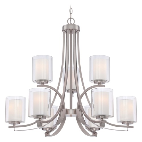 Parsons Studio Brushed Nickel Chandelier by Minka Lavery