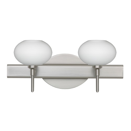 Besa Lighting Lasso Satin Nickel LED Bathroom Light