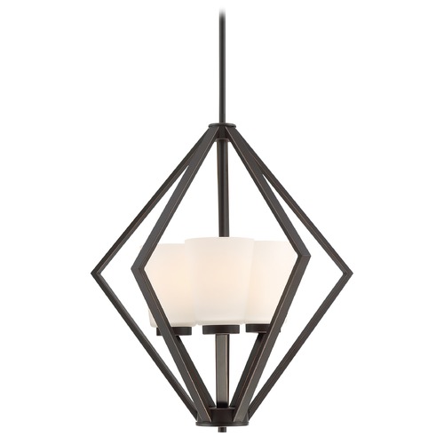 Nuvo Lighting Nuvo Lighting Nome Mahogany Bronze Pendant Light with Conical Shade 60/6345