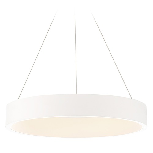 WAC Lighting Corso White LED Pendant by WAC Lighting PD-33732-WT