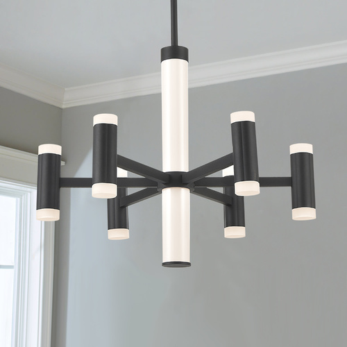 Brazen Black LED Chandelier by Kuzco Lighting