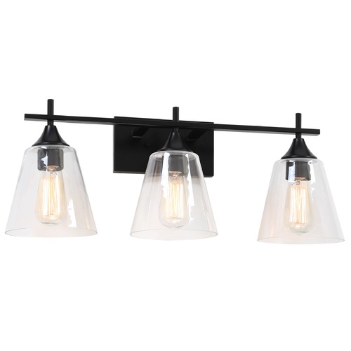 Hollis Black Bathroom Light by Matteo Lighting