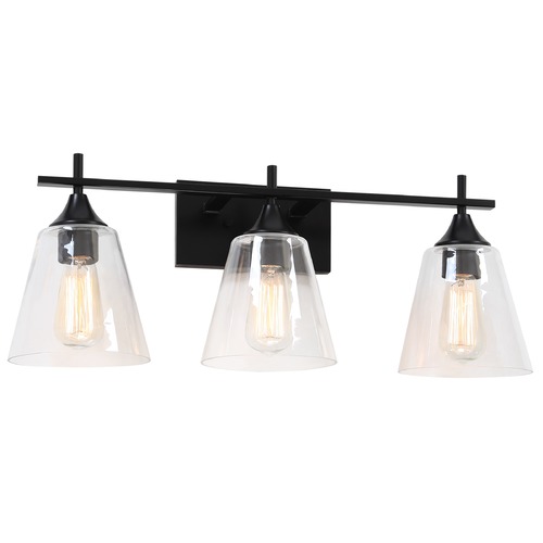 Matteo Lighting Hollis Black Bathroom Light by Matteo Lighting S09803BK