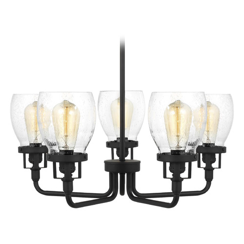 Generation Lighting Belton 24-Inch Midnight Black Chandelier by Generation Lighting 3214505-112