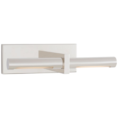 Kelly Wearstler Axis 10-Inch Picture Light in Nickel by Visual Comfort Signature