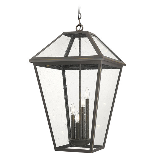 Z-Lite Talbot Oil Rubbed Bronze Outdoor Hanging Light by Z-Lite 579CHXLX-ORB