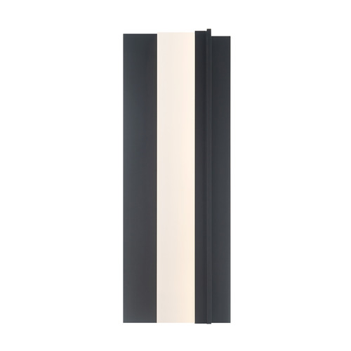 Modern Forms by WAC Lighting Enigma Black LED Outdoor Wall Light by Modern Forms WS-W16227-BK