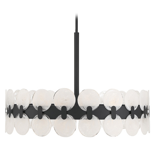 Boca 35.50-Inch Chandelier in Matte Black by Savoy House