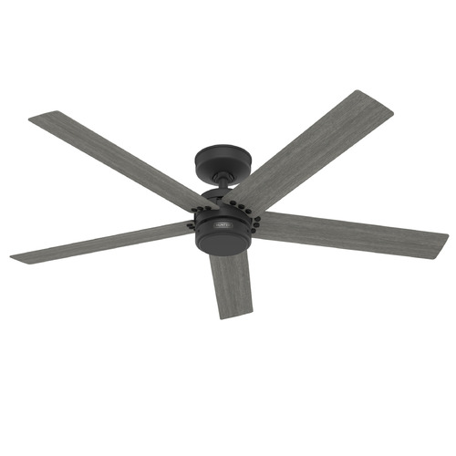 Hunter Fan Company Burton Matte Black Ceiling Fan Without Light