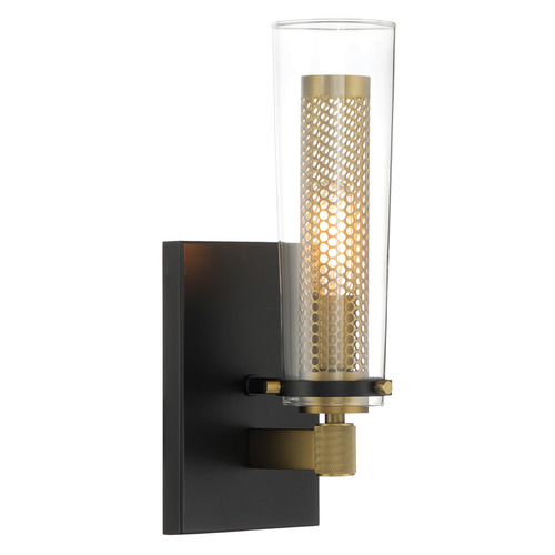Minka Lavery Astrapia Dark Rubbed Sienna with Aged Silver Sconce by Minka Lavery 2181-726