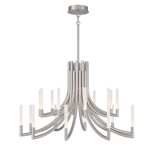 Olette 42-Inch LED Grand Chandelier in Nickel by Eurofase Lighting