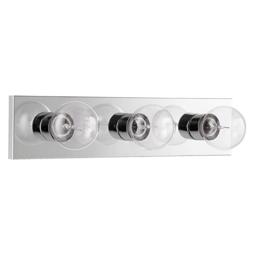 Chrome Bathroom Light by Quorum Lighting
