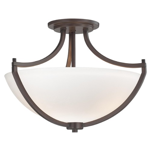 Minka Lavery Middlebrook Vintage Bronze Semi-Flush Mount by Minka Lavery 4932-284