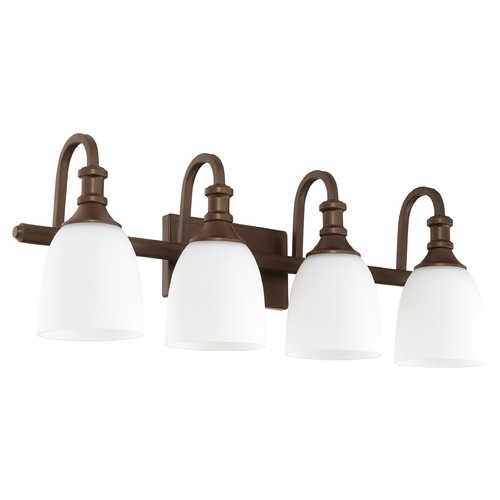 Quorum Lighting Richmond Oiled Bronze Bathroom Light by Quorum Lighting 5011-4-86