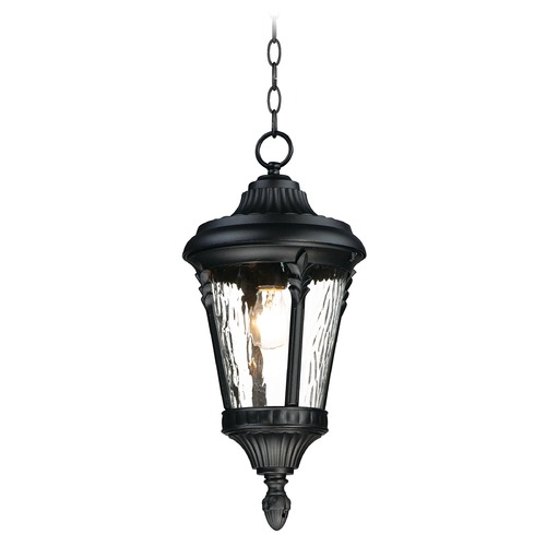 Sentry Black Outdoor Hanging Light by Maxim Lighting