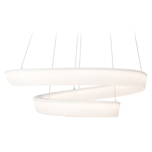 Fleur White LED Chandelier by Kuzco Lighting