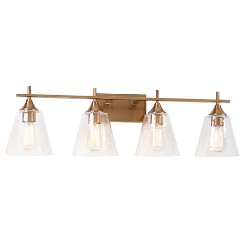 Hollis Aged Gold Bathroom Light by Matteo Lighting