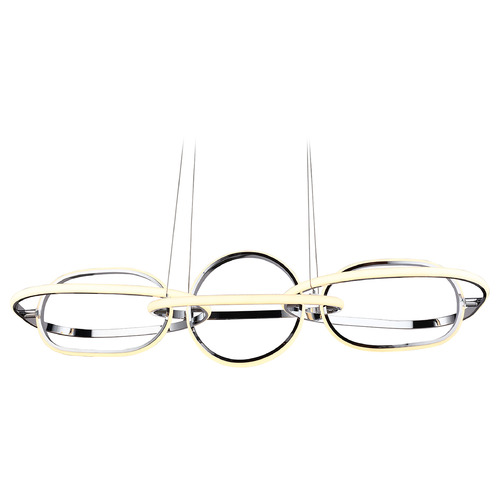 Circa LED Collection Linear Light in Chrome by Avenue Lighting