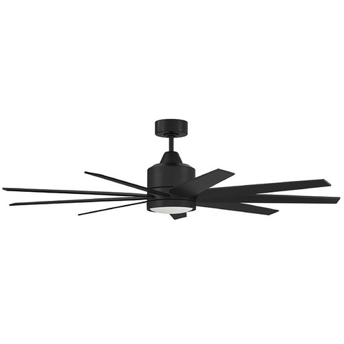 Craftmade Lighting Champion 60-Inch WiFi LED Fan in Flat Black by Craftmade Lighting CHP60FB9