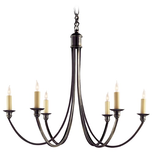 Visual Comfort Signature Collection Eric Cohler Venetian Medium Chandelier in Bronze by Visual Comfort Signature SC5001BZ