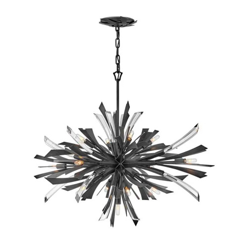 Fredrick Ramond Vida 36-Inch Chandelier in Brushed Graphite by Fredrick Ramond FR40906BGR