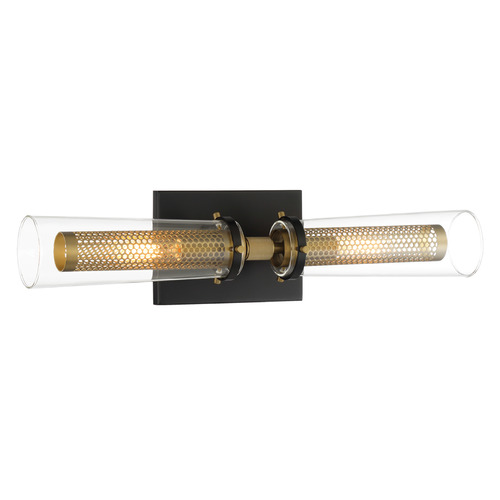 Minka Lavery Emmerham 2-Light Wall Sconce in Coal & Soft Brass by Minka Lavery 2182-726
