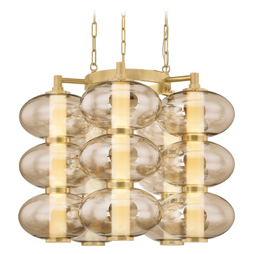 Corbett Lighting Toulouse Vintage Brass LED Chandelier