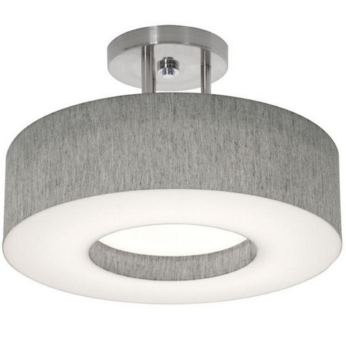 Afx Lighting Montclair Satin Nickel Semi-Flushmount Light