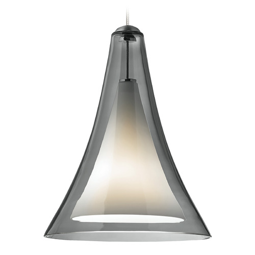 Melrose Monopoint Mini Pendant in Chrome by Visual Comfort Modern