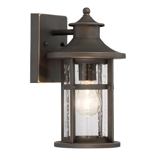 Minka Lavery Outdoor Wall Light in Oil Rubbed Bronze & Gold by Minka Lavery 72551-143C