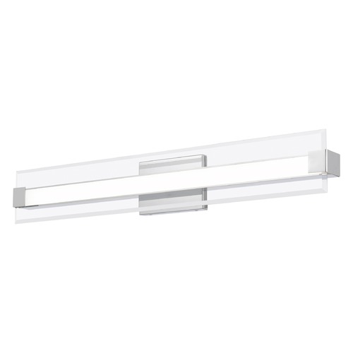 Salon 32-Inch LED Bath Light in Chrome by Quoizel Lighting