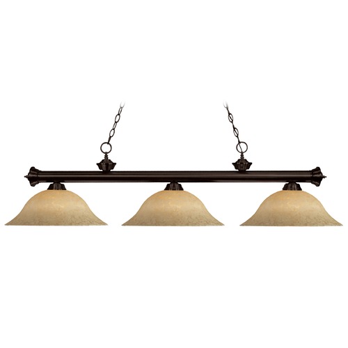 Riviera Bronze Billiard Light by Z-Lite