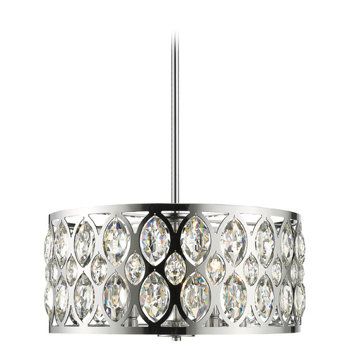 Dealey Chrome Pendant by Z-Lite