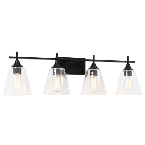 Hollis Black Bathroom Light by Matteo Lighting
